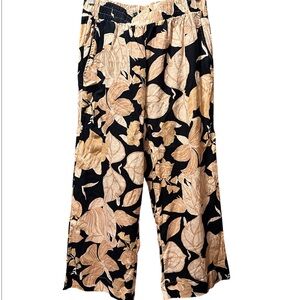 Rachel Zoe Black and Tan Patterned Pants